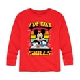 thumbnail image 1 of Disney - Mickey & Friends - Retro Gaming Mickey - I Got Skills - Toddler And Youth Long Sleeve Graphic T-Shirt, 1 of 5