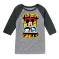 thumbnail image 1 of Disney - Mickey & Friends - Retro Gaming Mickey - I Got Skills - Toddler And Youth Raglan Graphic T-Shirt, 1 of 4