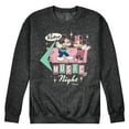 thumbnail image 1 of Disney - Mickey & Friends - Retro Music Nights - Minnie & Mickey Dancing - Men's Crew Neck Fleece Pullover, 1 of 6