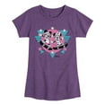 thumbnail image 1 of Disney - Mickey & Friends - Retro Skaters Mickey & Minnie - Toddler And Youth Girls Short Sleeve Graphic T-Shirt, 1 of 5