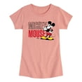thumbnail image 1 of Disney - Mickey & Friends - Simple Classic Mickey - Toddler And Youth Girls Short Sleeve Graphic T-Shirt, 1 of 5