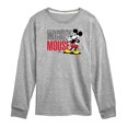 thumbnail image 1 of Disney - Mickey & Friends - Simple Classic Mickey - Toddler And Youth Long Sleeve Graphic T-Shirt, 1 of 5