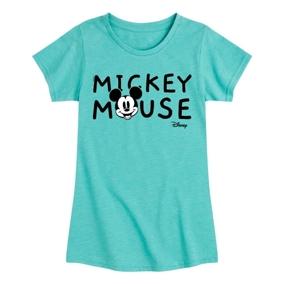 Disney - Mickey & Friends - Simple Original Mickey - Toddler And Youth Girls Short Sleeve Graphic T-Shirt