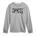 thumbnail image 1 of Disney - Mickey & Friends - Simple Original Mickey - Toddler And Youth Long Sleeve Graphic T-Shirt, 1 of 5