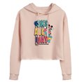 thumbnail image 1 of Disney - Mickey & Friends - Sk8 All Day - Retro Shapes - Juniors Cropped Pullover Hoodie, 1 of 5