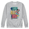 thumbnail image 1 of Disney - Mickey & Friends - Sk8 All Day - Retro Shapes - Men's Crew Neck Fleece Pullover, 1 of 5