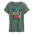 thumbnail image 1 of Disney - Mickey & Friends - Sk8 All Day - Skater Mickey - Women's Short Sleeve Graphic T-Shirt, 1 of 5