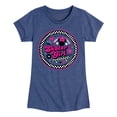 thumbnail image 1 of Disney - Mickey & Friends - Skater Girl - Retro Style - Checkered Circle - Toddler And Youth Girls Short Sleeve Graphic T-Shirt, 1 of 5