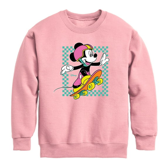 Disney - Mickey & Friends - Skater Out the Box - Toddler And Youth Long Sleeve Graphic T-Shirt