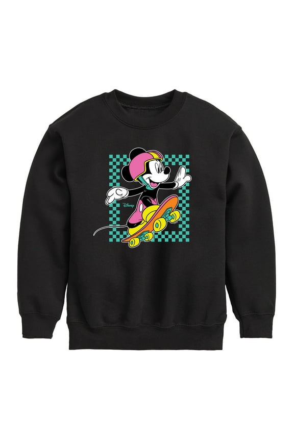- Mickey & Friends - Skater Out the Box - Toddler And Youth Long Sleeve Graphic T-Shirt