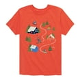 thumbnail image 1 of Disney - Mickey Friends Ski - Toddler & Youth Short Sleeve Graphic T-Shirt, 1 of 5