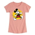 thumbnail image 1 of Disney - Mickey & Friends - Spotlight on Mickey - Toddler And Youth Girls Short Sleeve Graphic T-Shirt, 1 of 5