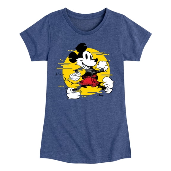 Disney - Mickey & Friends - Spotlight on Mickey - Toddler And Youth Girls Short Sleeve Graphic T-Shirt