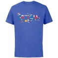thumbnail image 1 of Disney Mickey & Friends Summer Athletic Sports Games Go Team- Short Sleeve Cotton T-Shirt for Adults - Customized-Royal Heather, 1 of 5