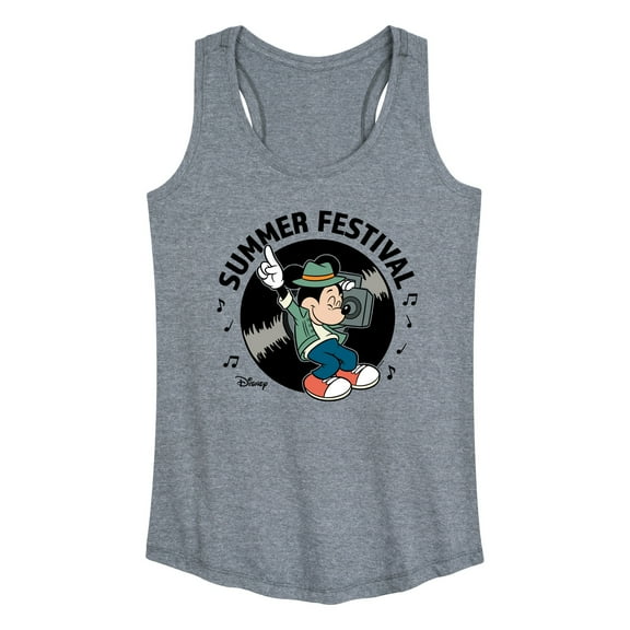 Disney - Mickey & Friends - Summer Festival - Dancing - Women's Racerback Tank Top
