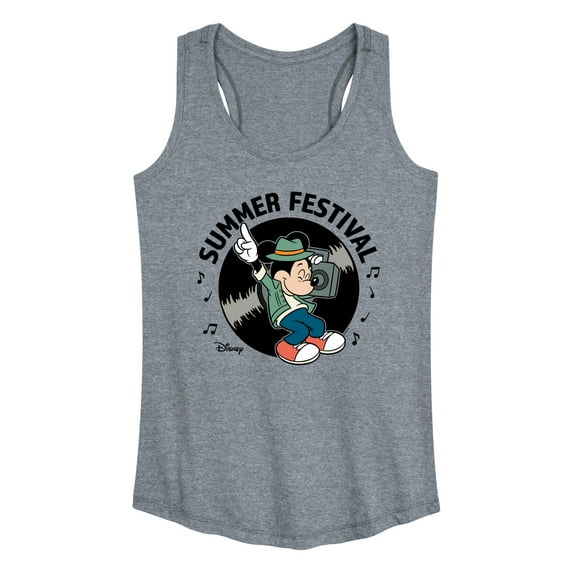 Disney - Mickey & Friends - Summer Festival - Dancing - Women's Racerback Tank Top