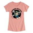 thumbnail image 1 of Disney - Mickey & Friends - Summer Music Festival - Toddler And Youth Girls Short Sleeve Graphic T-Shirt, 1 of 6
