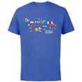 thumbnail image 1 of Disney Mickey & Friends Summer Sports Games Go Team 2024- Short Sleeve Cotton T-Shirt for Adults - Customized-Royal Heather, 1 of 5