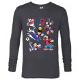 thumbnail image 1 of Disney Mickey & Friends Summer Sports Let the Games Begin- Long Sleeve T-Shirt for Men - Customized-Charcoal Heather, 1 of 5