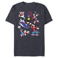 thumbnail image 1 of Disney Mickey & Friends Summer Sports Let the Games Begin- Short Sleeve Blended T-Shirt for Adults - Customized-Denim Snow Heather, 1 of 5