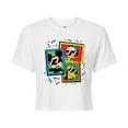thumbnail image 1 of Disney - Mickey Friends Sunglasses - Juniors Cropped Cotton Blend T-Shirt, 1 of 5