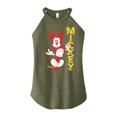 thumbnail image 1 of Disney - Mickey & Friends - Surprised Mickey - Color Block - Juniors High Neck Tank Top, 1 of 5