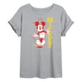 thumbnail image 1 of Disney - Mickey & Friends - Surprised Mickey - Color Block - Women's Oversized T-Shirt, 1 of 5