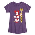 thumbnail image 1 of Disney - Mickey & Friends - Surprised Mickey - Glitch Name - Toddler And Youth Girls Short Sleeve Graphic T-Shirt, 1 of 5