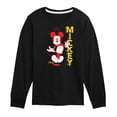 thumbnail image 1 of Disney - Mickey & Friends - Surprised Mickey - Glitch Name - Toddler And Youth Long Sleeve Graphic T-Shirt, 1 of 5