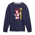thumbnail image 1 of Disney - Mickey & Friends - Surprised Mickey - Glitch Name - Toddler And Youth Long Sleeve Graphic T-Shirt, 1 of 5