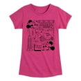 thumbnail image 1 of Disney - Mickey & Friends - The Big Apple with Minnie & Mickey - 5th Avenue - Toddler And Youth Girls Short Sleeve Graphic T-Shirt, 1 of 5