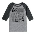 thumbnail image 1 of Disney - Mickey & Friends - The Big Apple with Minnie & Mickey - 5th Avenue - Toddler And Youth Raglan Graphic T-Shirt, 1 of 4