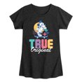 thumbnail image 1 of Disney - Mickey & Friends - True Original - Skater Mickey - Toddler And Youth Girls Short Sleeve Graphic T-Shirt, 1 of 5
