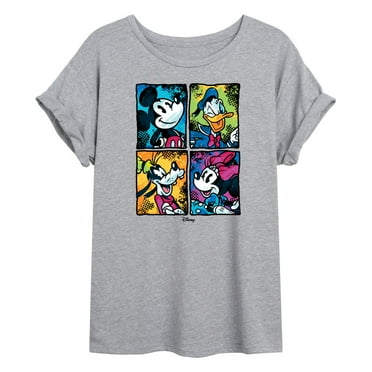 Disney - Mickey Friends Urban - Juniors Ideal Flowy Muscle T-Shirt