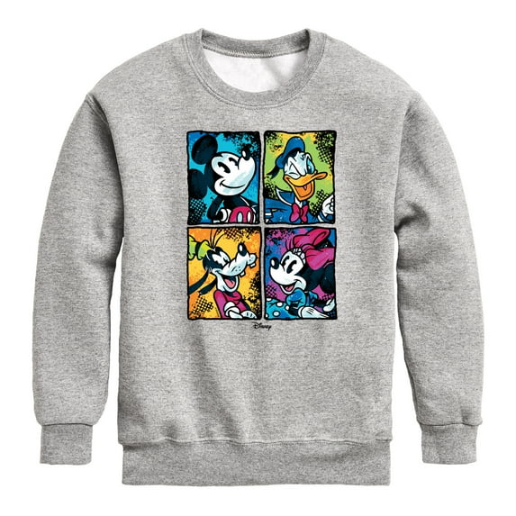 Disney - Mickey Friends Urban - Toddler & Youth Crewneck Fleece Sweatshirt