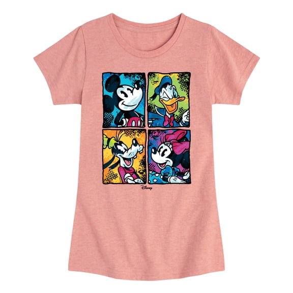 Disney - Mickey Friends Urban - Toddler & Youth Girls Short Sleeve Graphic T-Shirt