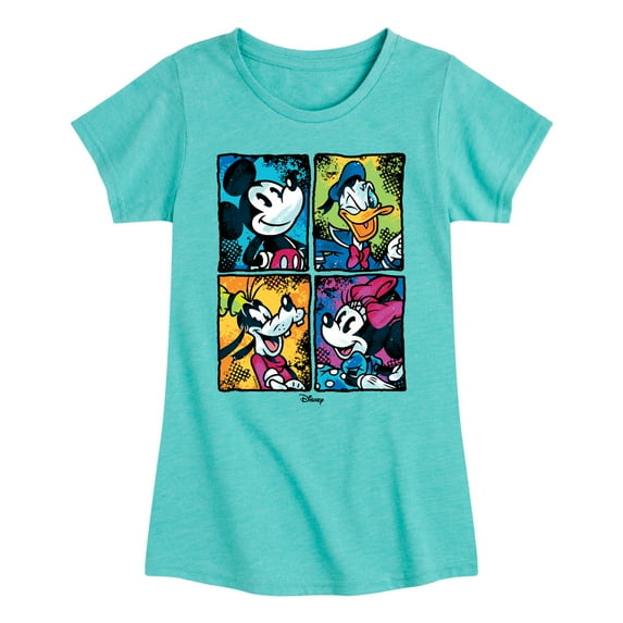 Disney - Mickey Friends Urban - Toddler & Youth Girls Short Sleeve Graphic T-Shirt