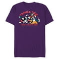 thumbnail image 1 of Disney Mickey & Friends Vacation Selfie Family Trip 2024 - Short Sleeve Blended T-Shirt for Adults - Customized-Purple, 1 of 5