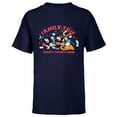 thumbnail image 1 of Disney Mickey & Friends Vacation Selfie Family Trip 2024 - Short Sleeve T-Shirt for Kids - Customized-Navy, 1 of 5
