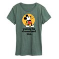 thumbnail image 1 of Disney - Mickey & Friends - Waiting for the Weekend Like - Whistling Music - Women's Short Sleeve Graphic T-Shirt, 1 of 5
