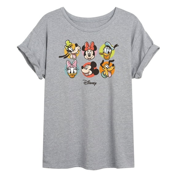 Disney - Mickey & Friends - We're All Smiles - Women's Oversized T-Shirt