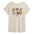 thumbnail image 1 of Disney - Mickey & Friends - We're All Smiles - Women's Oversized T-Shirt, 1 of 5