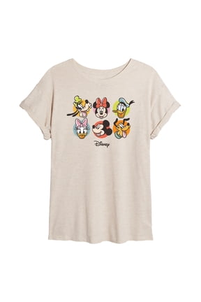 - Mickey & Friends - We're All Smiles - Women's Oversized T-Shirt