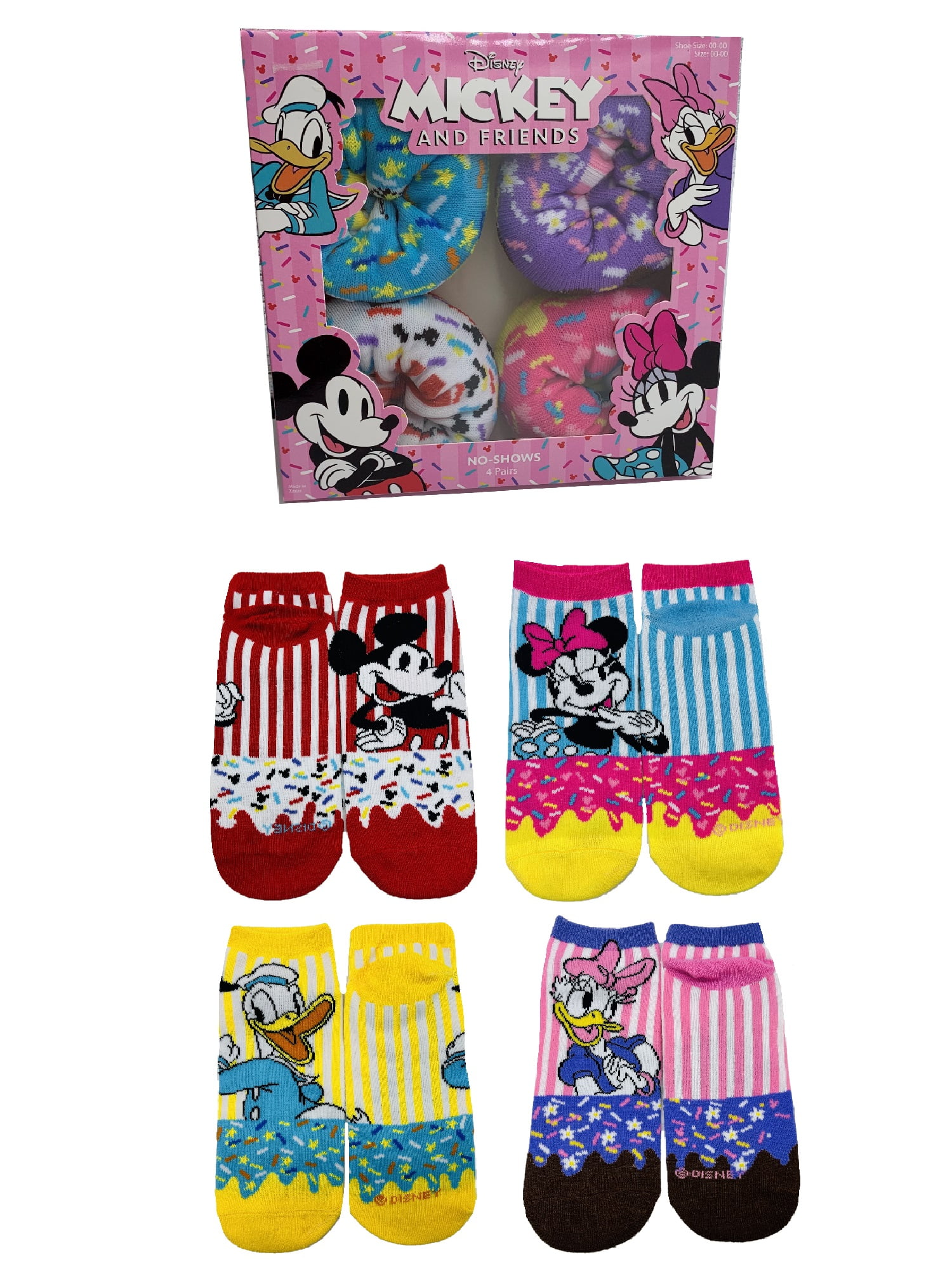 https://i5.walmartimages.com/seo/Disney-Mickey-Friends-Women-s-No-Shows-Socks-Donut-Gift-Box-4-Pack-Size-4-10_6ce8e8ab-c061-440c-b9a1-e9c4f25ca3b5.46160419f81615f9bf89da7885cfe433.jpeg