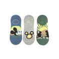 thumbnail image 1 of Disney Mickey & Friends Women's Print Stay Put Liner Socks, 3-Pack, Shoe Size 4-10, 1 of 5