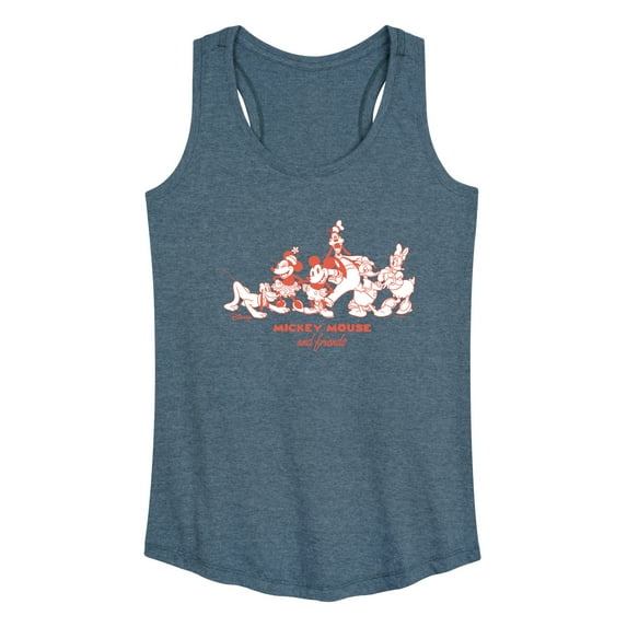 Disney - Mickey Friends - Women's Racerback Graphic Tank