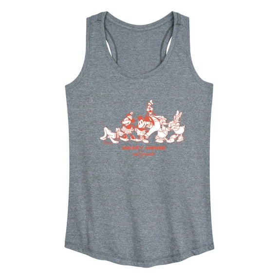Disney - Mickey Friends - Women's Racerback Graphic Tank