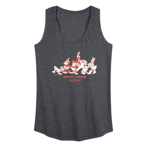Disney - Mickey Friends - Women's Racerback Graphic Tank