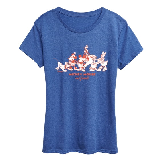Disney - Mickey Friends - Women's Short Sleeve Graphic T-Shirt