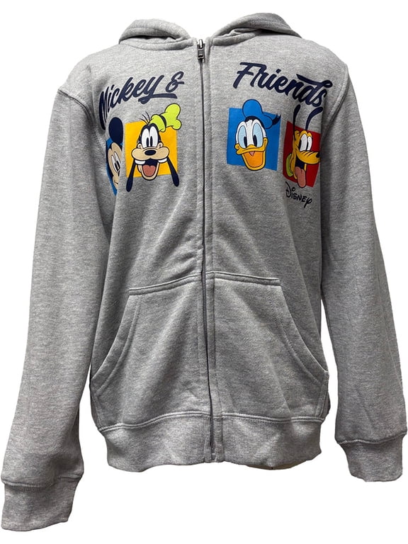 Mickey & Friends Zip Hooded Fleece, (Boy's)